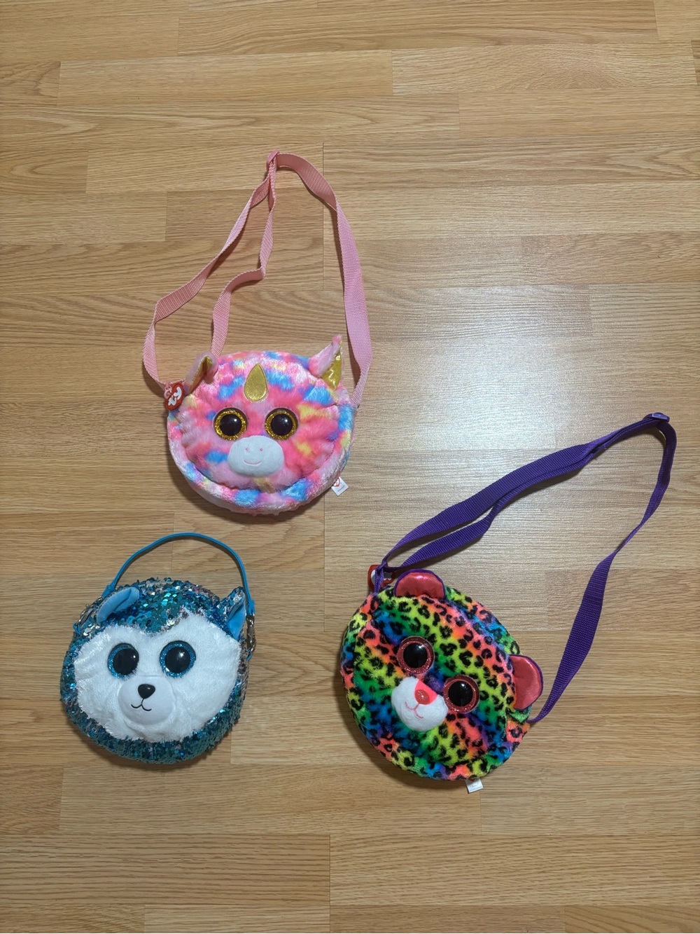 Bundle “Ty Beanie Babies” girls purses in great condition